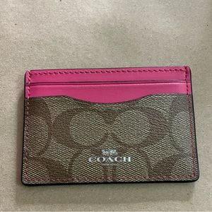 Authentic Coach Slim ID Card Case